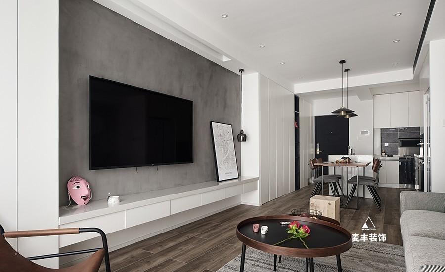 现代极简 90㎡家居,自然与工业的完美碰撞-2