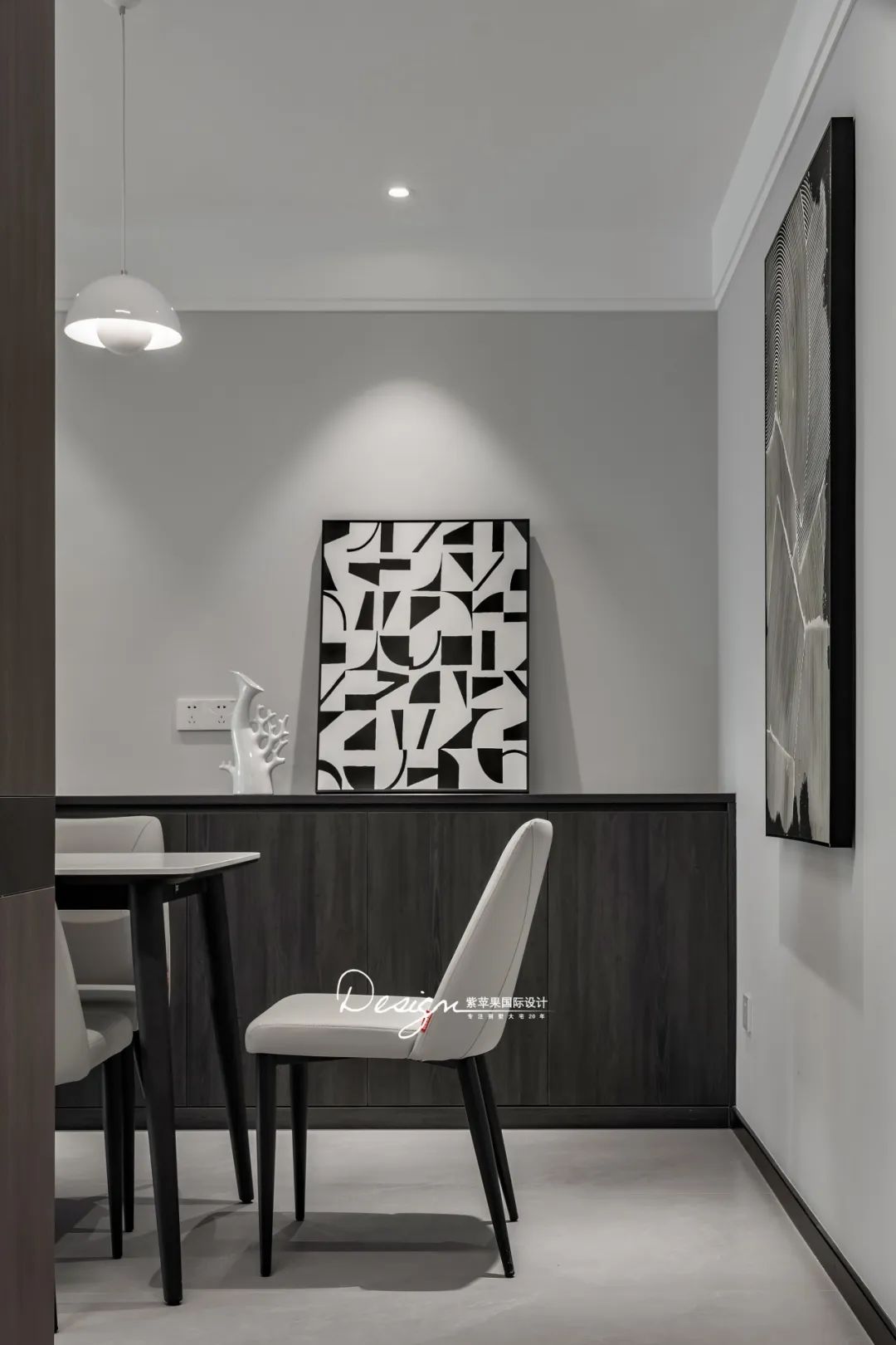 润城第四大道现代简约家居设计丨紫苹果装饰集团-34