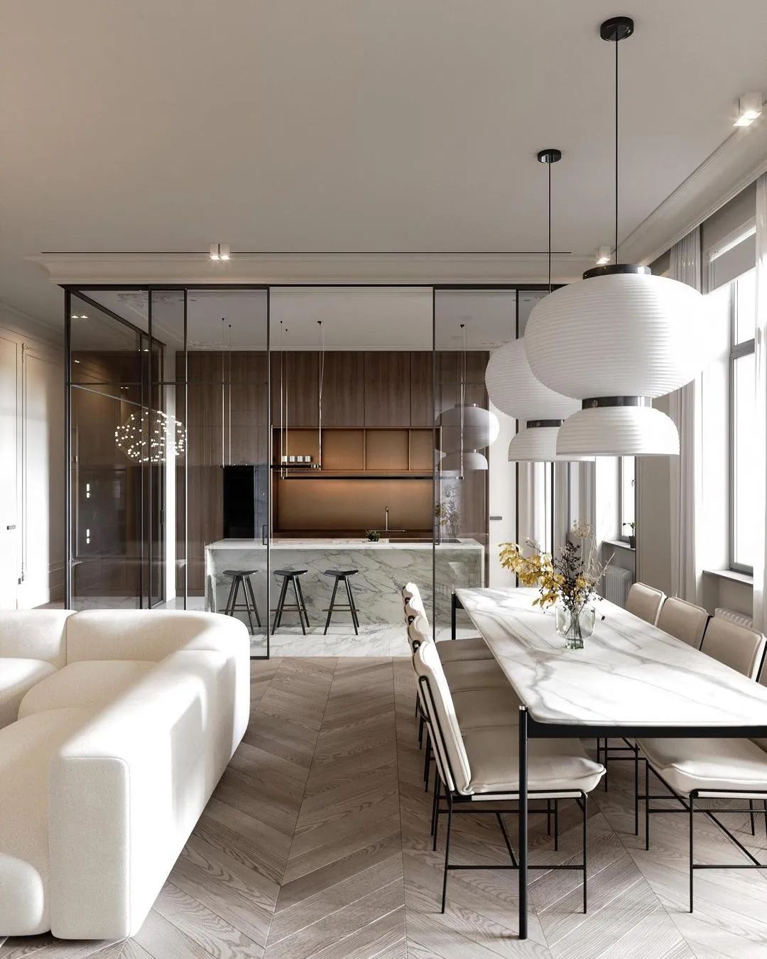 现代奢华 · 水泥灰公寓设计丨Konstantin Kildinov-24