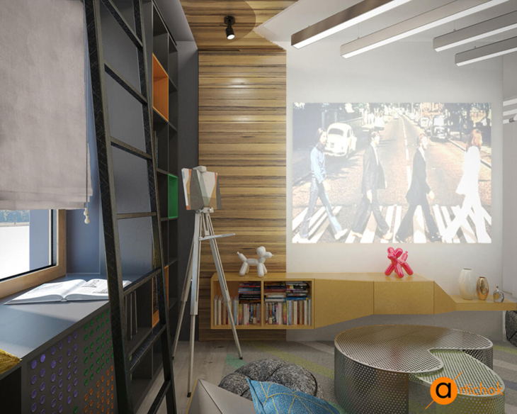 Artichok 民族风室内设计（基辅 penthouse 案例）丨乌克兰基辅-32