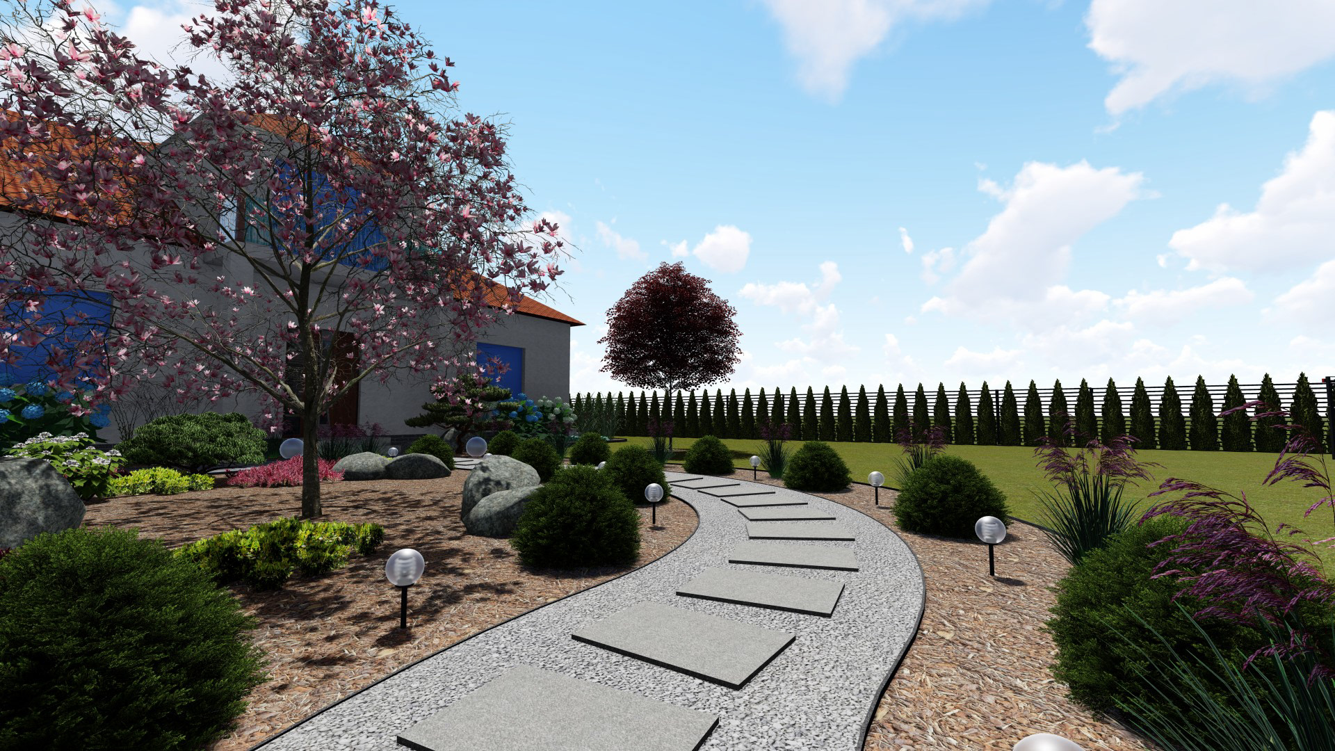 OGRÓD PRZYDOMOWY 15 ARÓW（15亩私家花园）-7