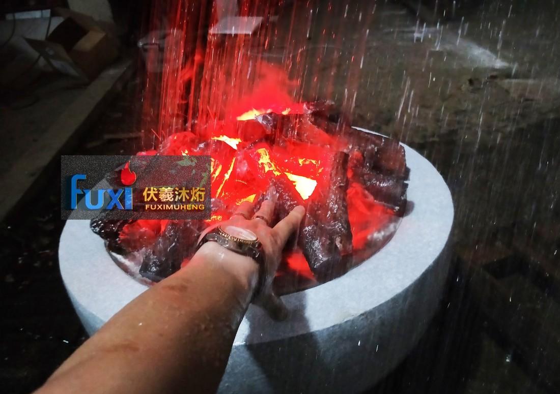 《炉石传说》伏羲雾化壁炉，户外防水火盆设计-10