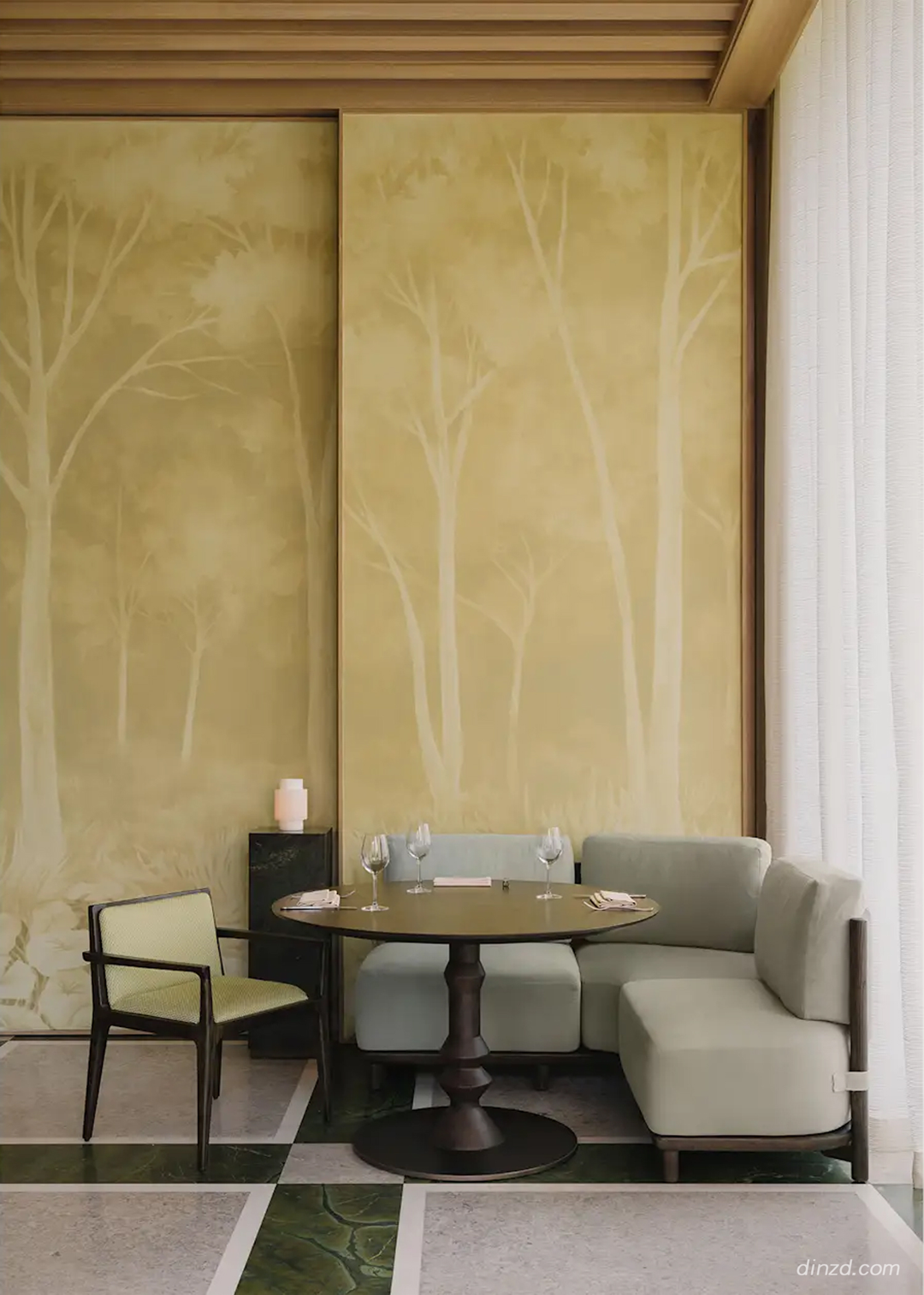 圣淘沙莱佛士酒店丨新加坡丨Yabu Pushelberg设计-49