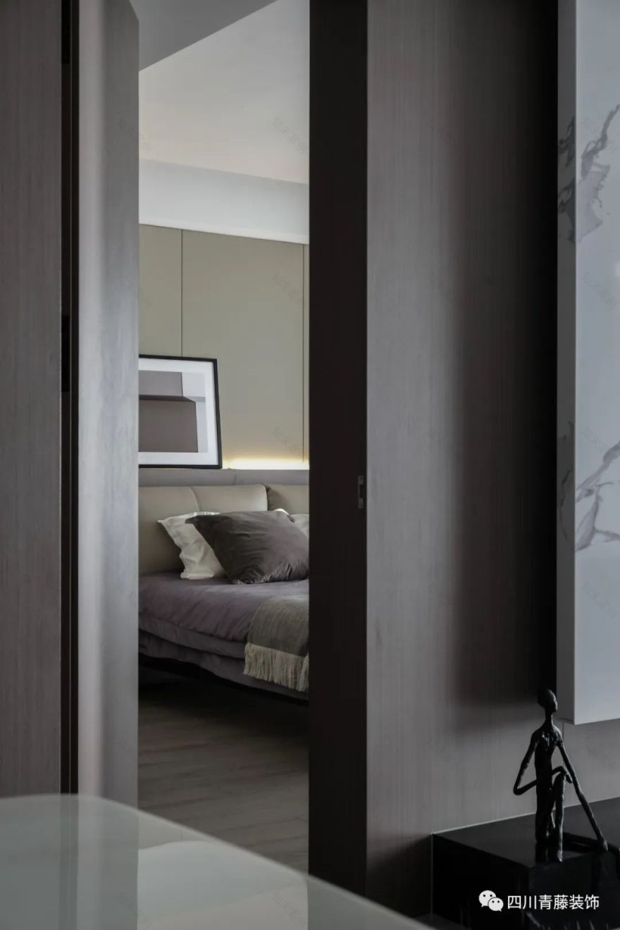 御景苑 160㎡现代简约住宅丨冷雪莲-42