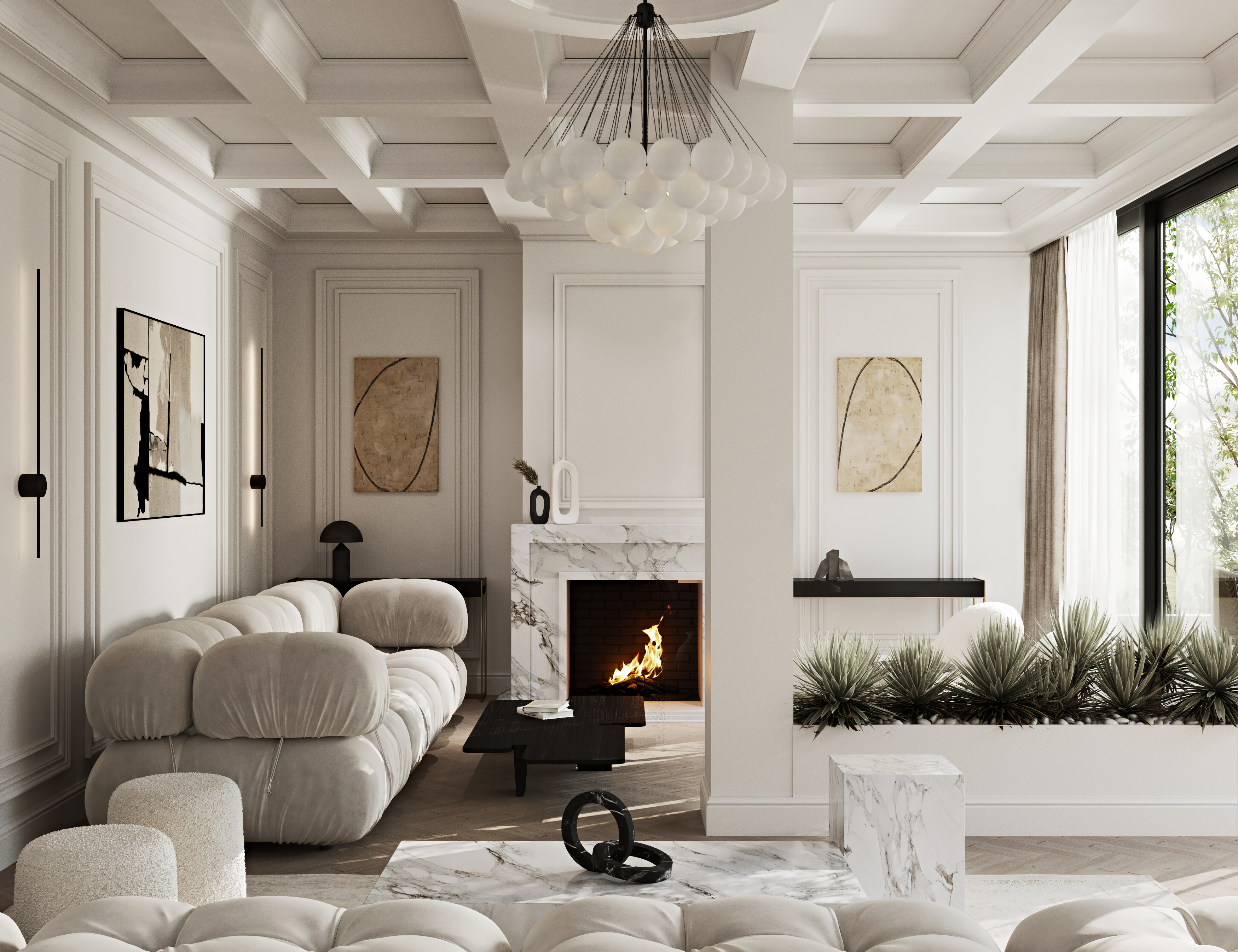 希腊现代经典房屋室内设计-5