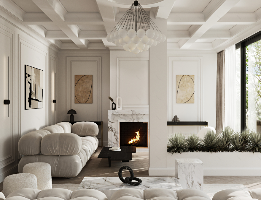 希腊现代经典房屋室内设计-5