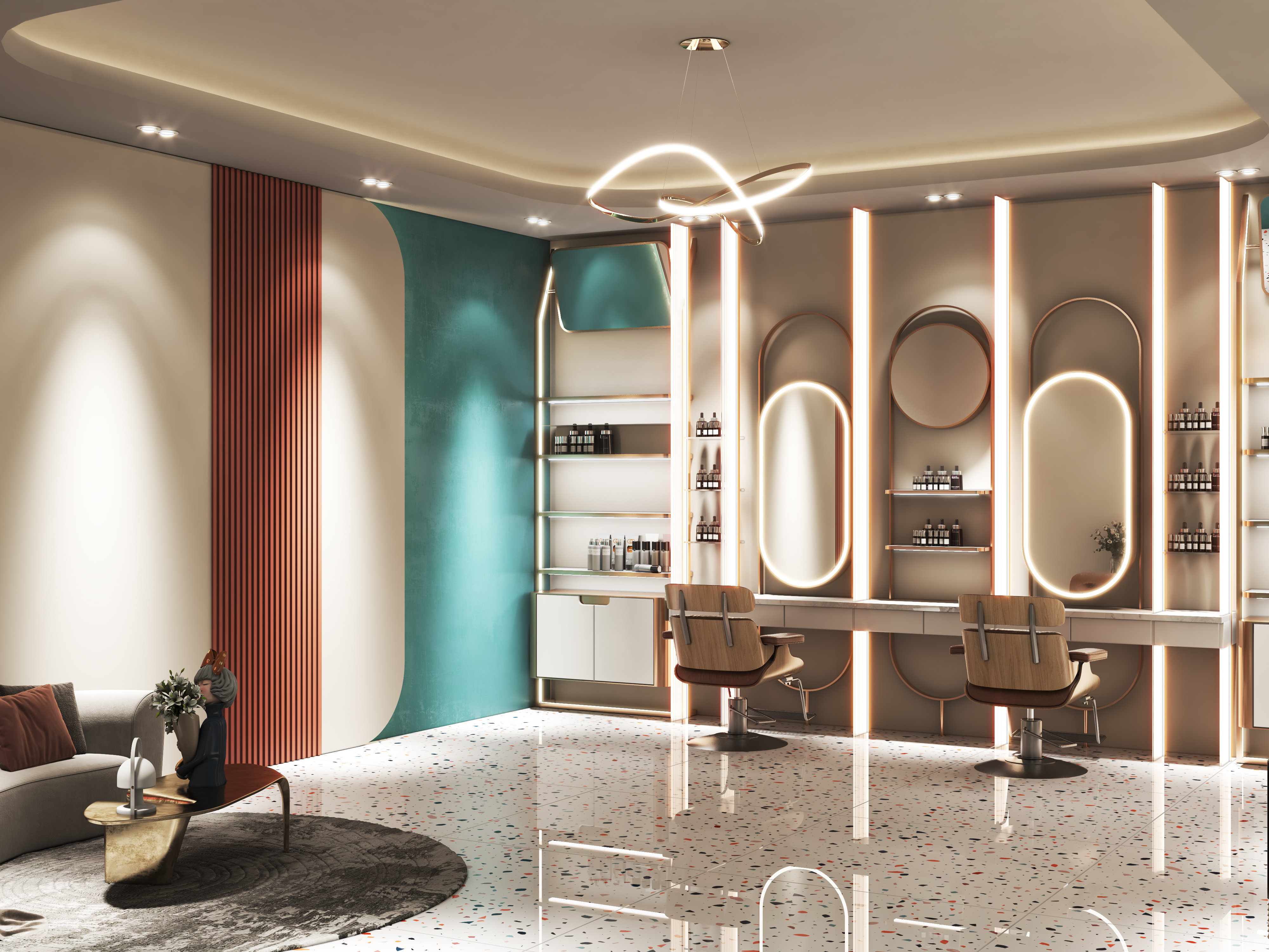 美容院室内设计丨KT_DESIGN STUDIO-15