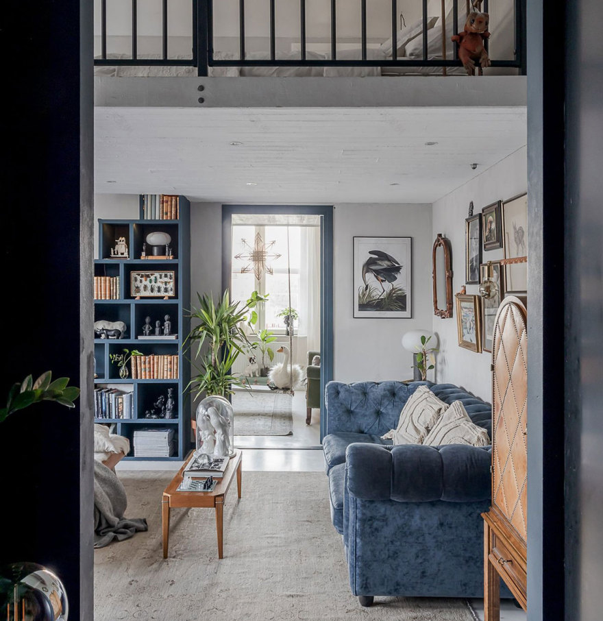 瑞典 73 平米混搭风格公寓设计-1