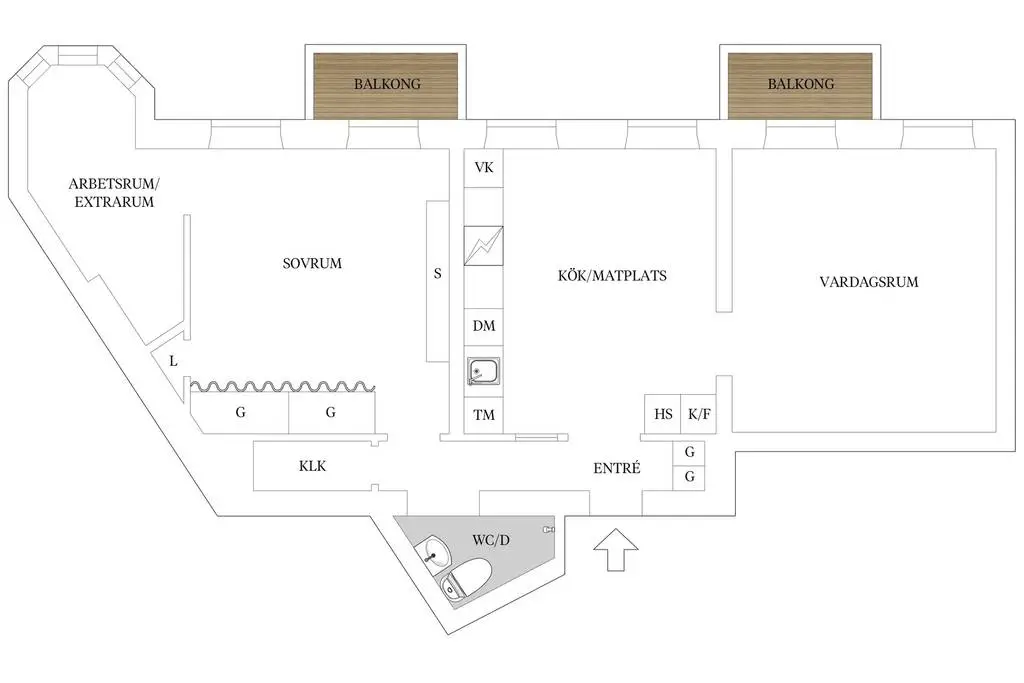 瑞典 1907 年艺术新浪潮公寓的温柔斯堪的纳维亚风格设计-21