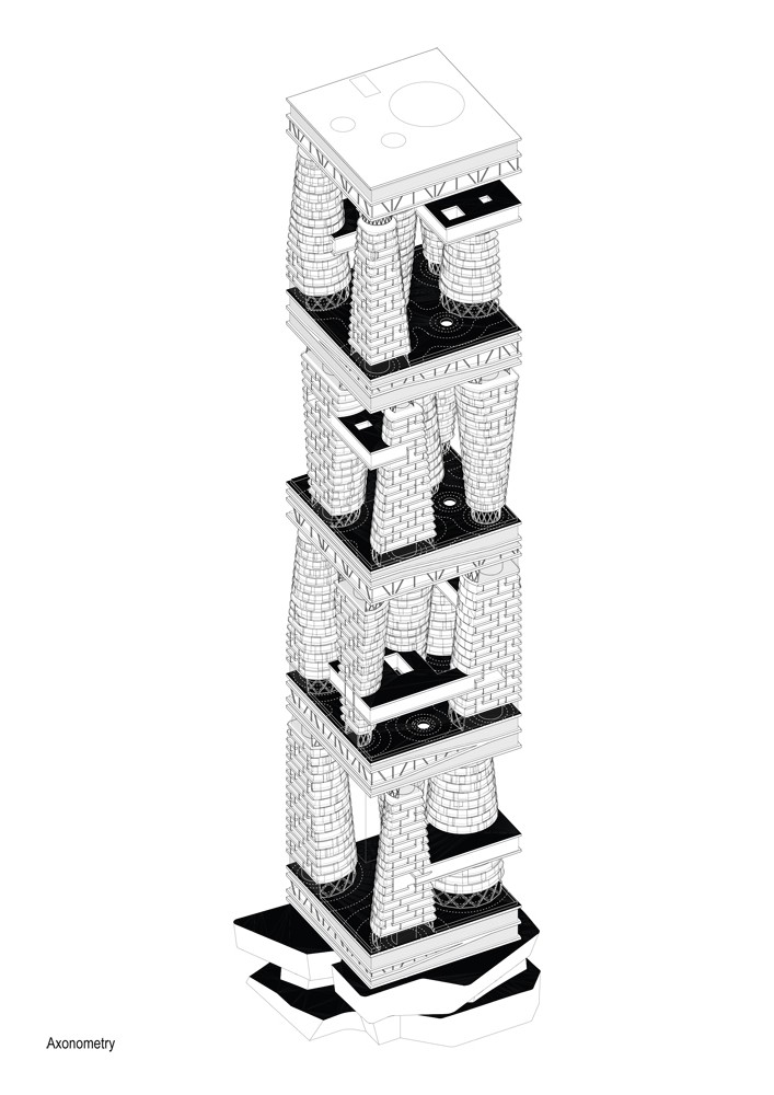 香港垂直城市综合体设计-32