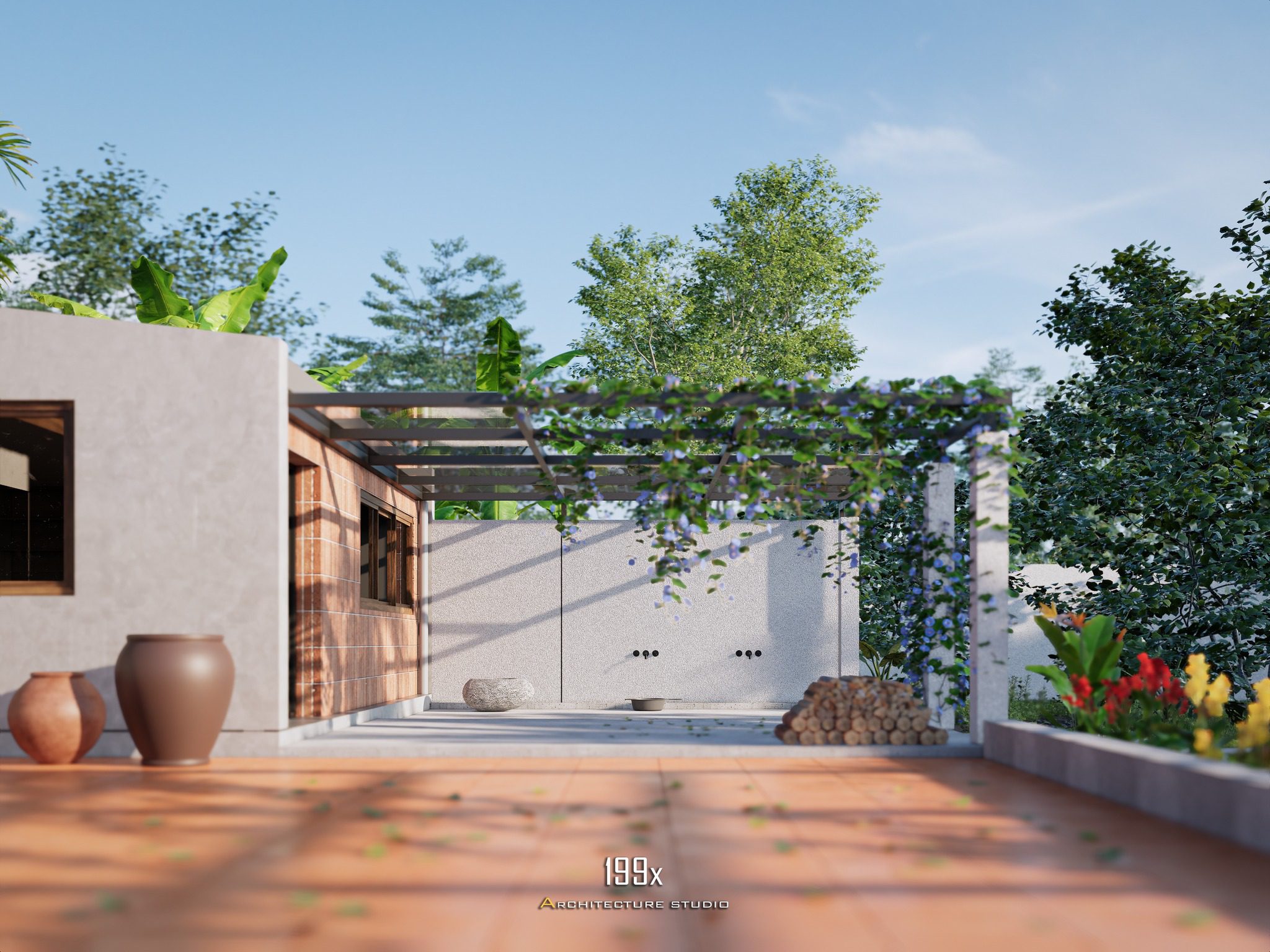 草图大师房屋外部模型丨My Hong Vu-4