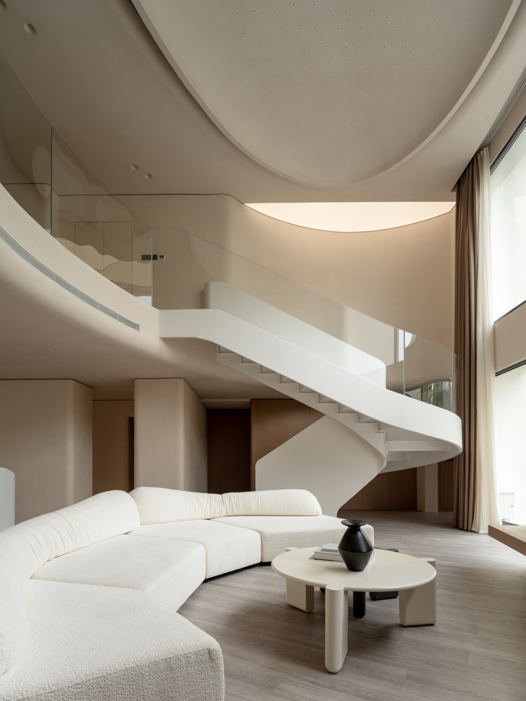 首发 x 大墨空间设计 | 329㎡极简大宅，空间的宁静与诗意-83