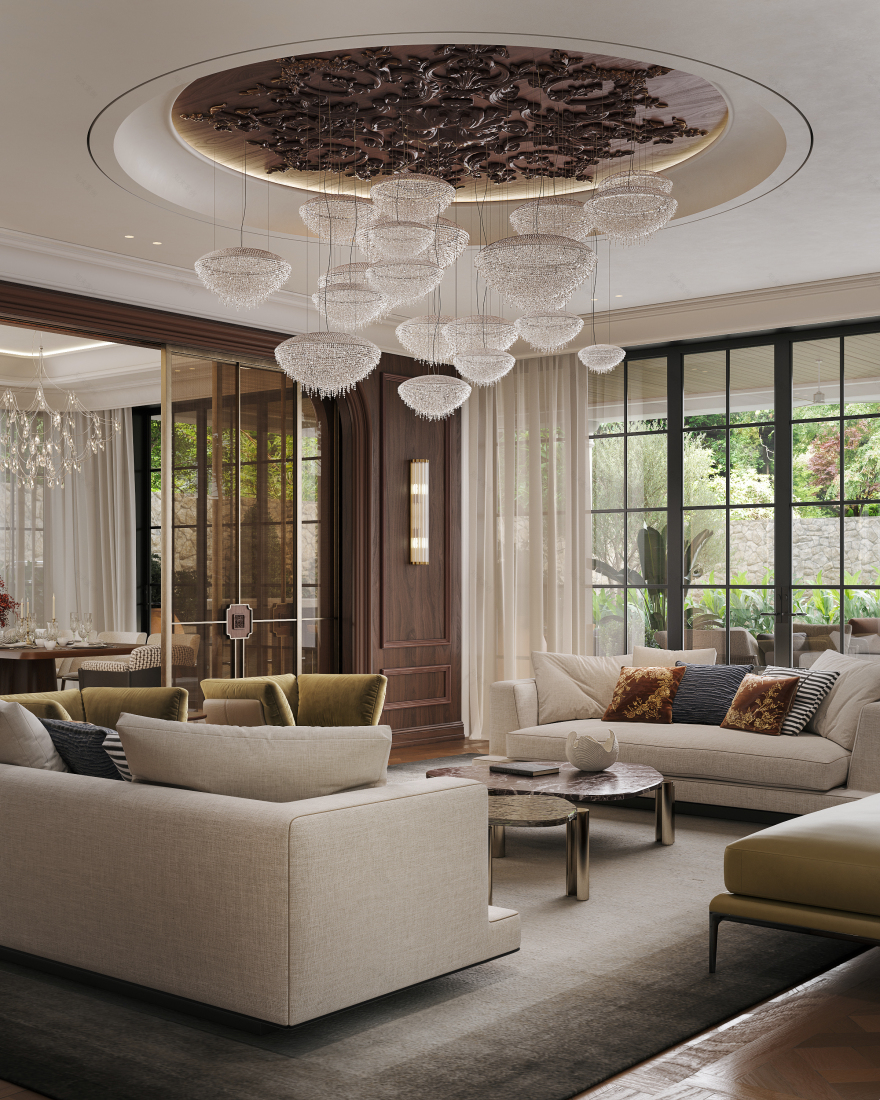 私人别墅室内设计丨VALERIYA NAZAROVA-17