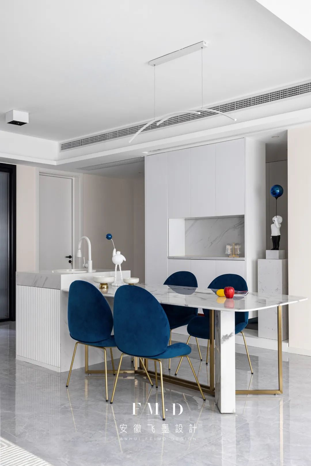 轻奢法式 · 合肥文一豪门金地住宅设计丨中国合肥丨安徽飞墨设计-28