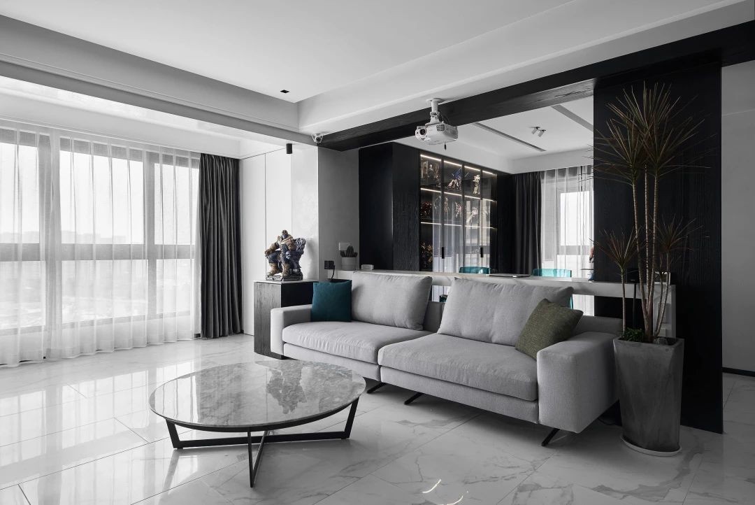 力设计 新作丨手办一面墙 江边一套房-3