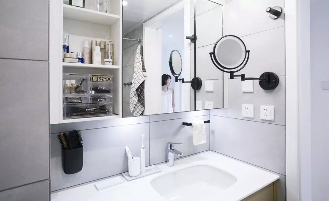 北京女主独居78㎡，改封闭厨房为吧台+开放式，主卫变身衣帽间！ 黄吉空间设计-106