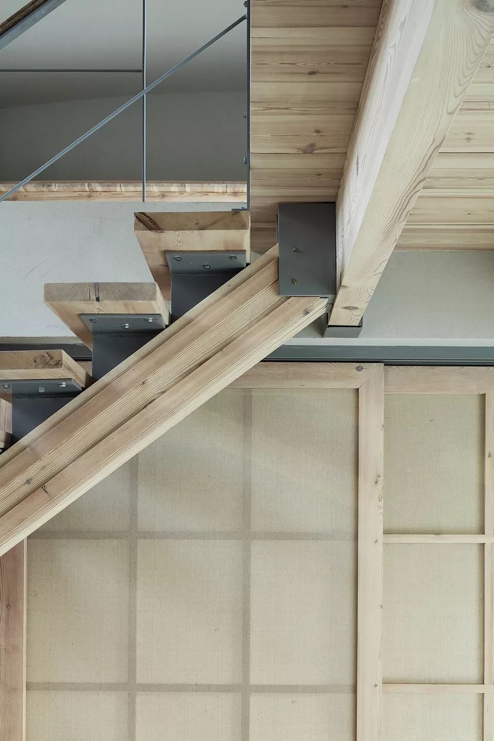 西安 198㎡自然原木居所，打造虚空之家-43