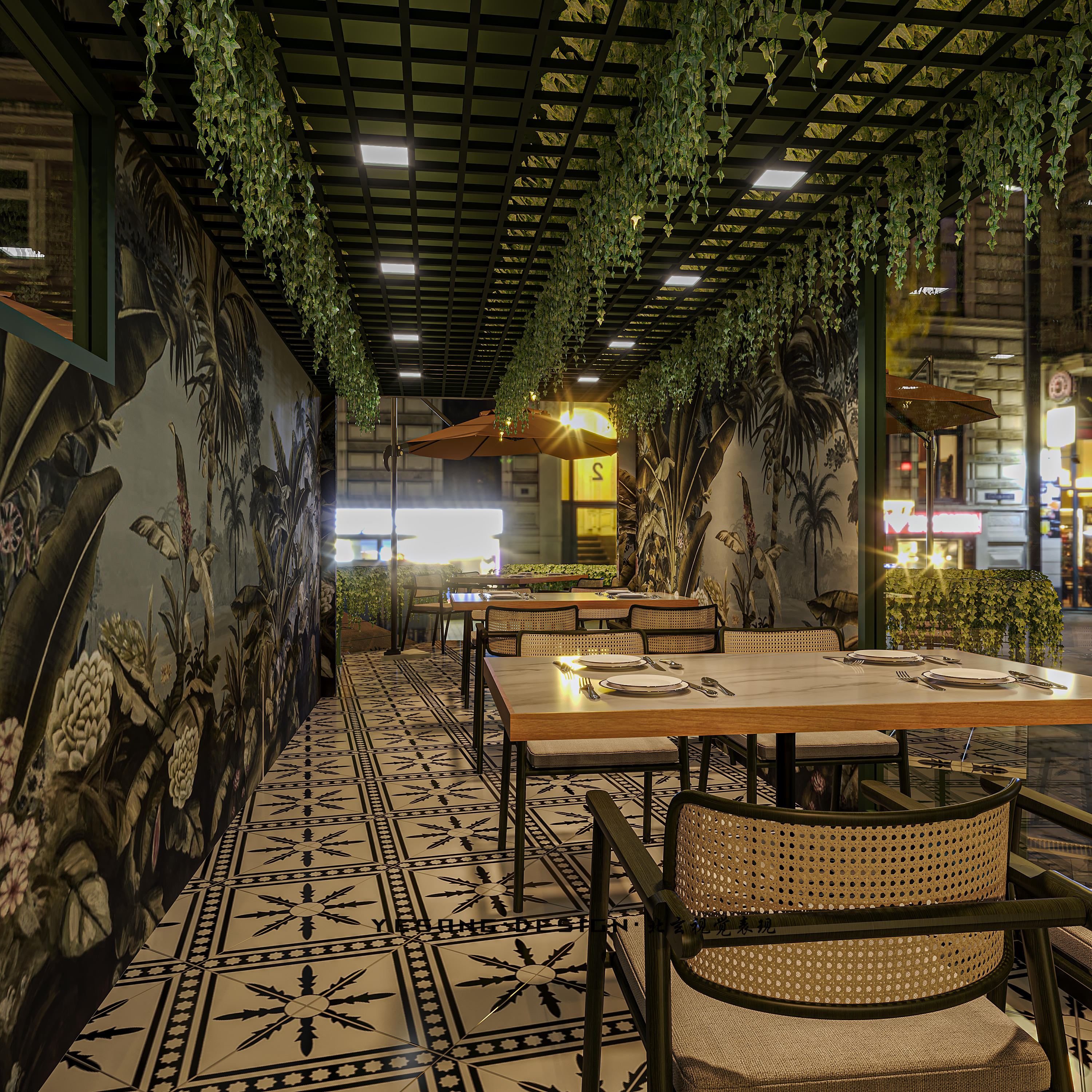 烧肉店设计丨营造憩息安宁的用餐氛围-1