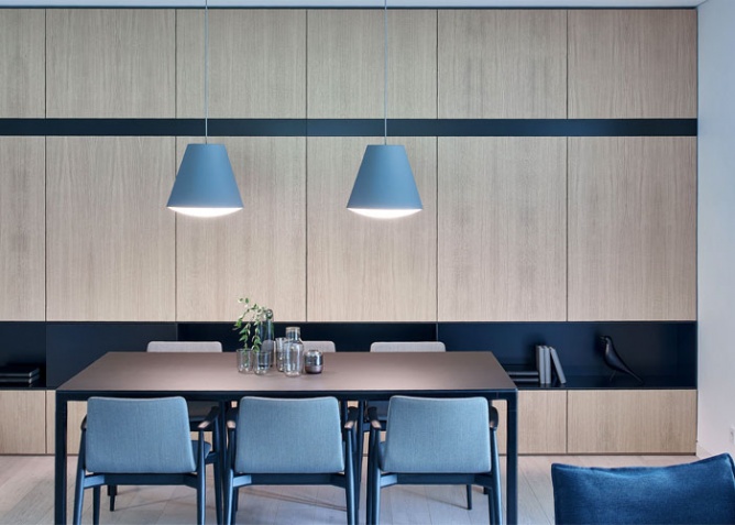 极简主义和鲜明特色的家-3