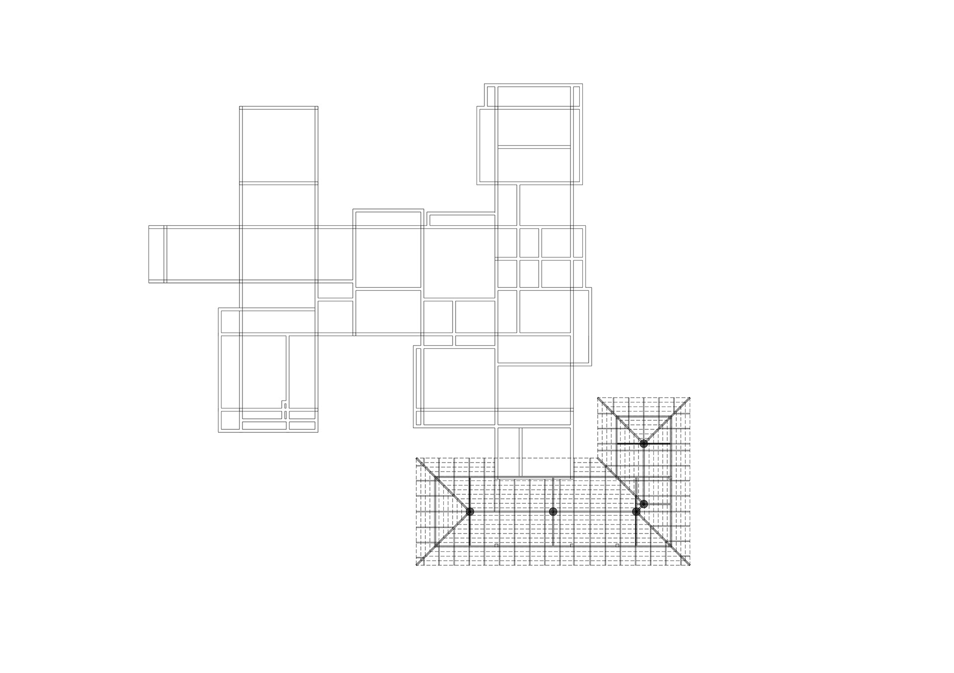 architectural drawing of residential house-39