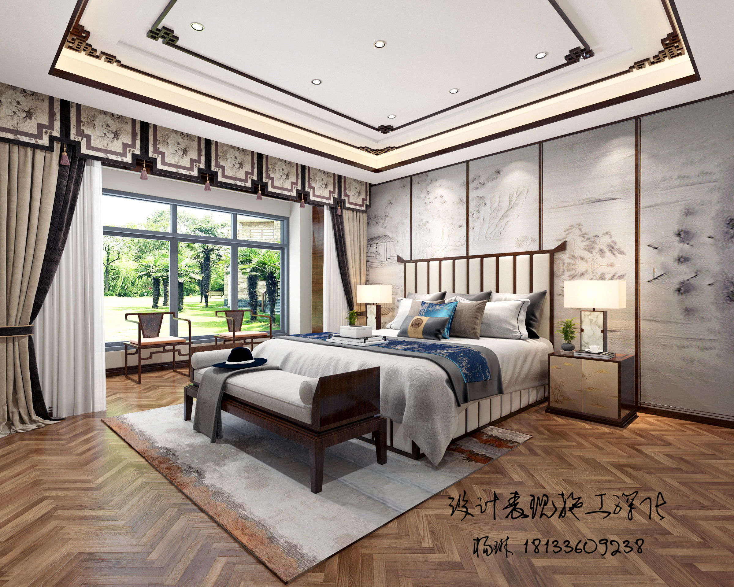 中式大平层别墅-8