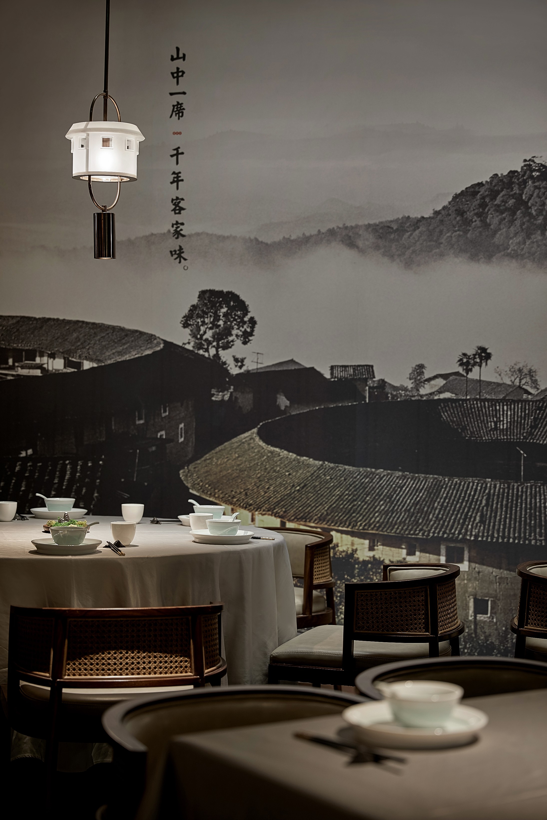 有山设计×靠山 | 山中一席，千年客家味|餐饮空间设计-59