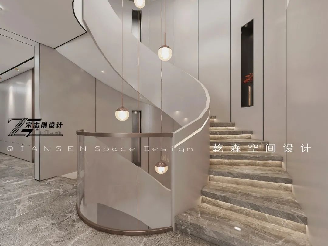 意式轻奢三江别墅丨乾森空间设计-25