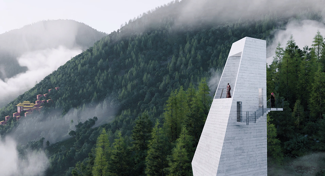 中建西南院在建方案:甲扎尔甲山洞窟壁画博物馆丨中国阿坝藏族羌族自治州丨中国建筑西南设计研究院有限公司 郑勇工作室+设计七院公司-16