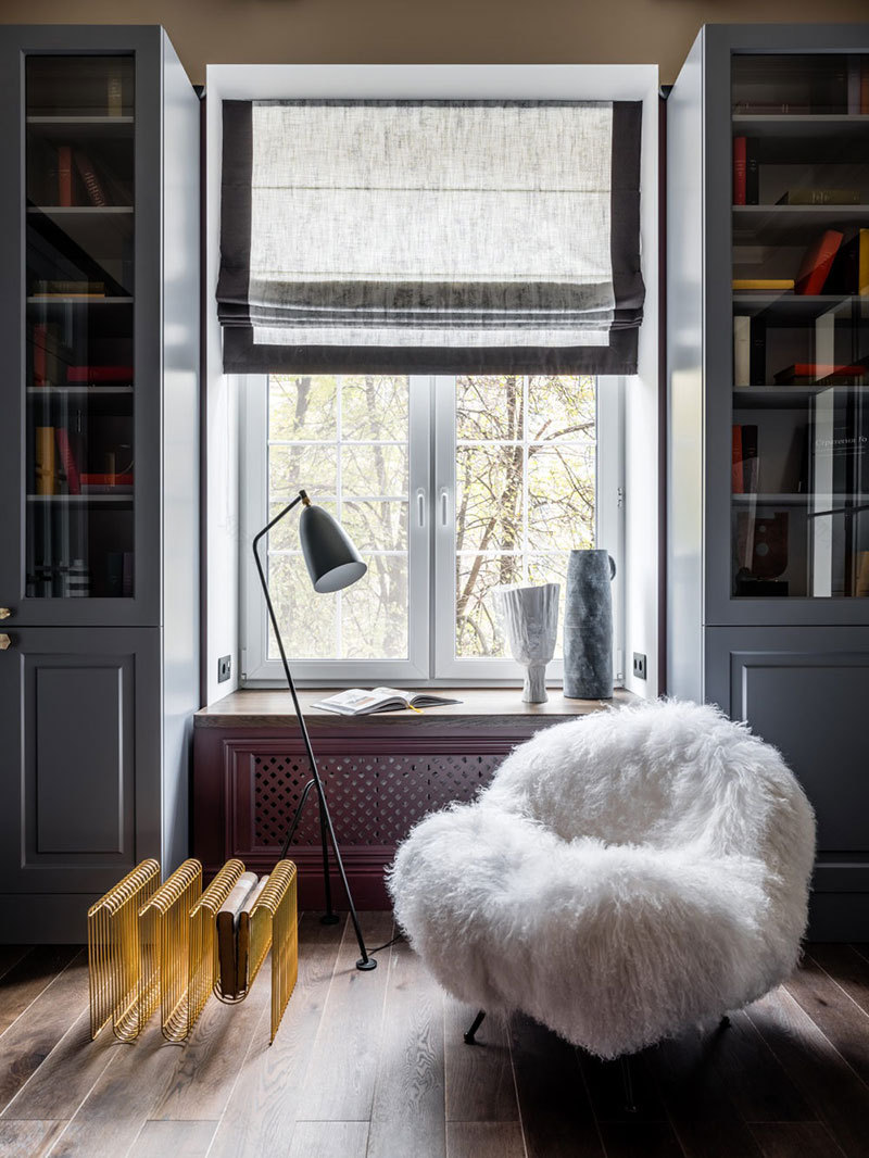 莫斯科斯大林时期建筑的彩色现代经典公寓-2