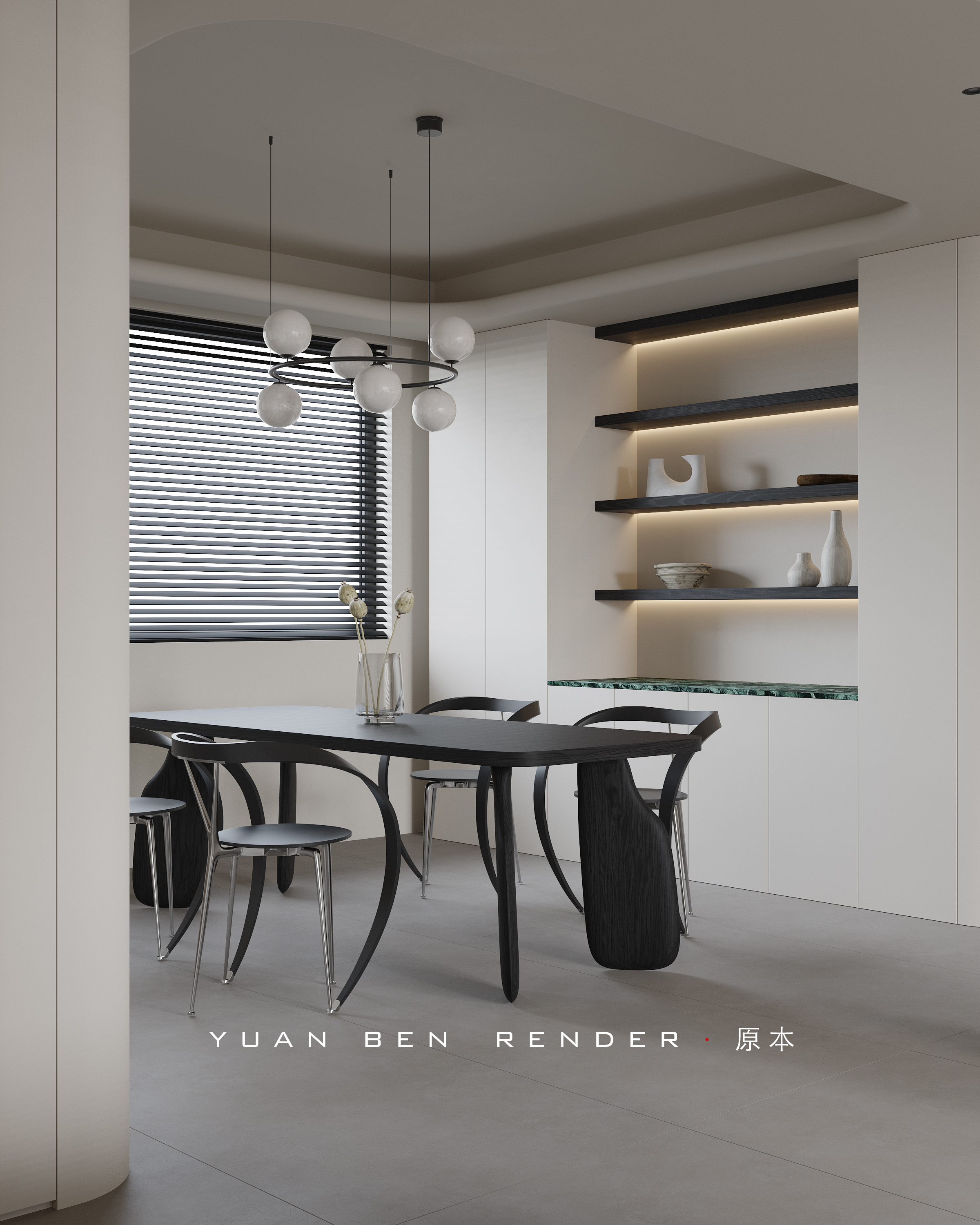 暖白色简约客餐厅-10