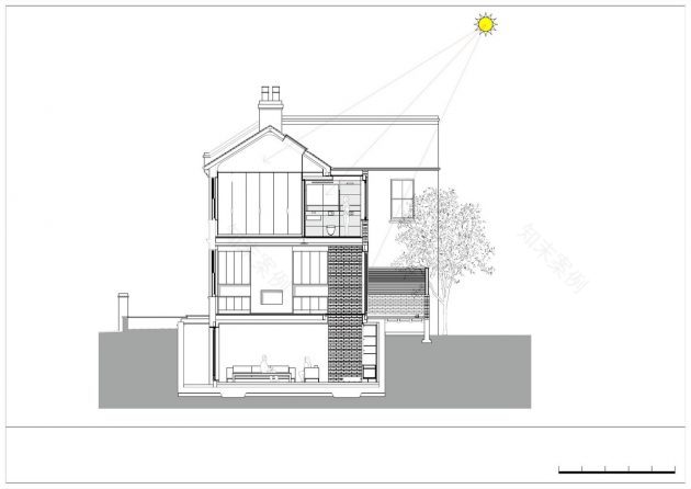 带地下室透明天花板的房屋建造与改造丨英国伦敦丨Neil Dusheiko Architects-38