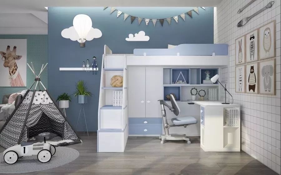 打造孩子的“魔法城堡”——志邦网红儿童房设计-63