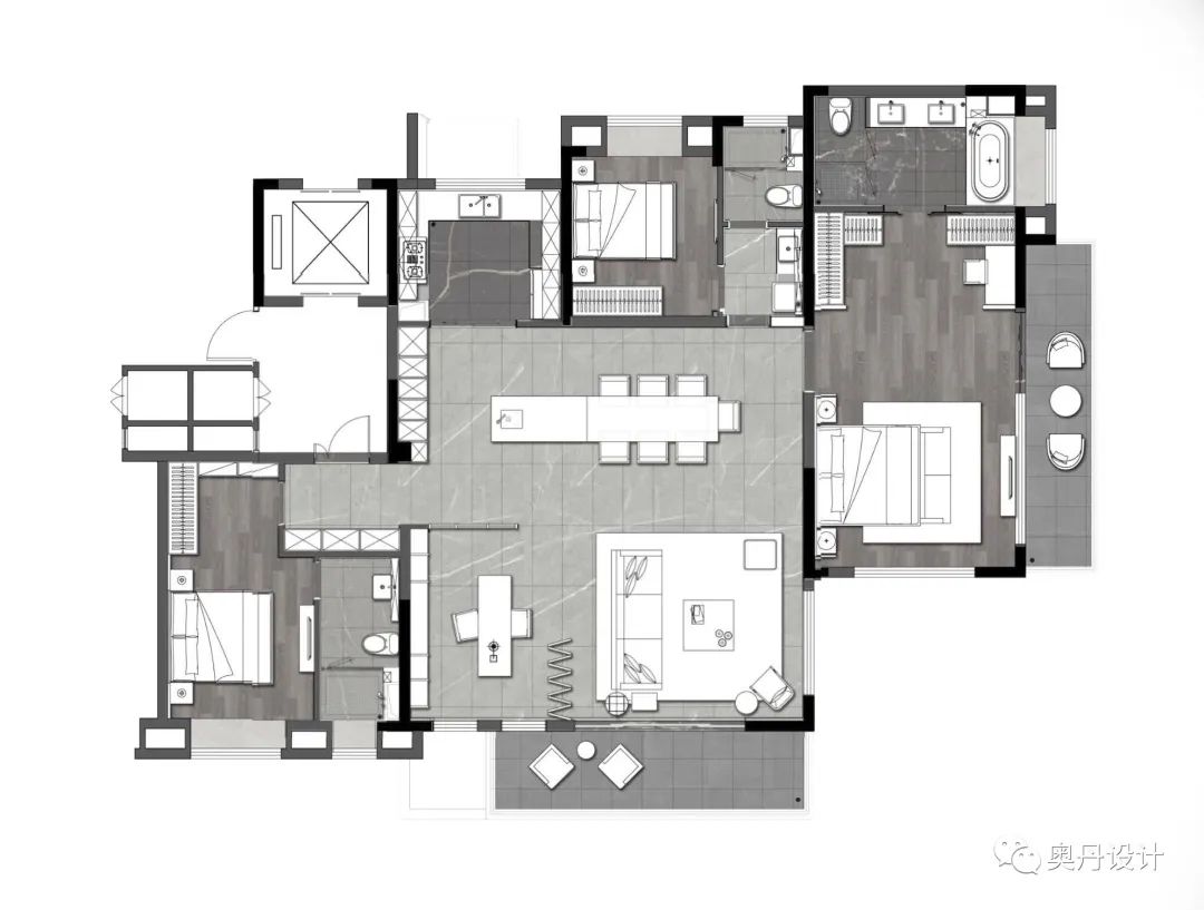 中南海门春江花悦样板间 | 简约轻奢,雅致空间-42