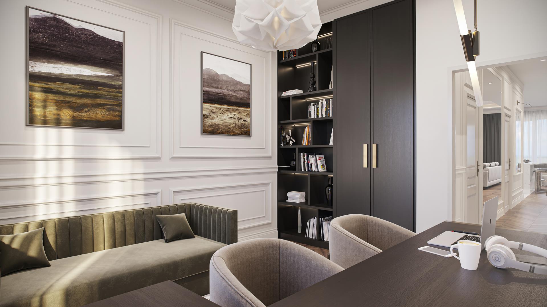 豪华公寓室内装修-4