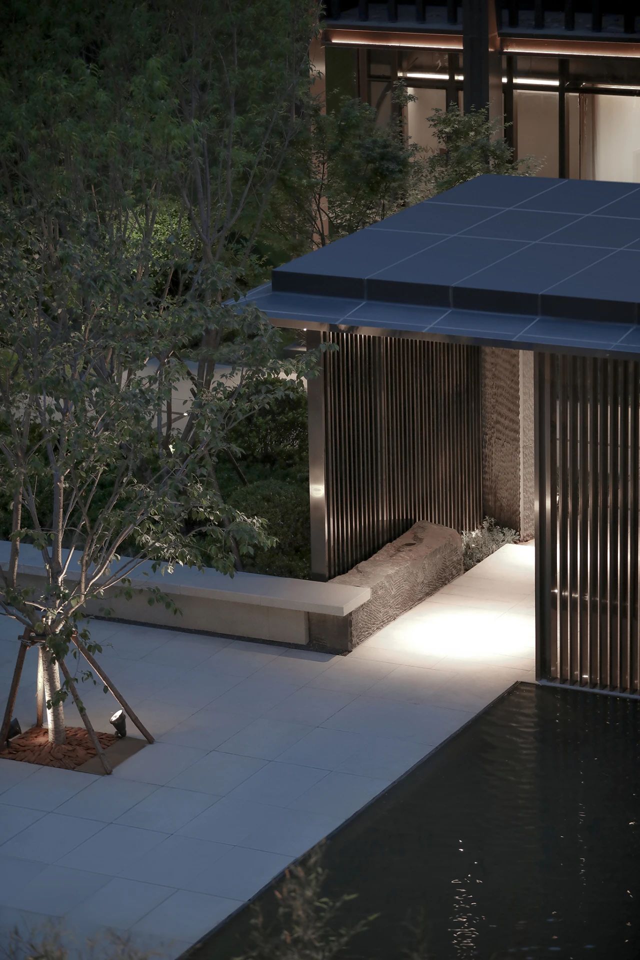 里表都会丨天津 万科 · 翡翠紫台 景观设计 丨中国天津-24