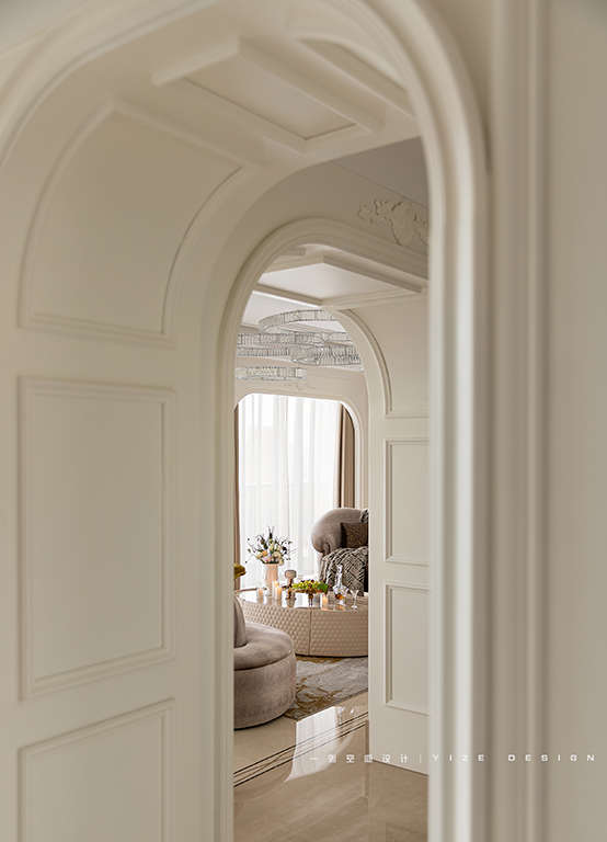 简约法式风格私宅设计丨中国杭州丨赵艺哲设计工作室-12