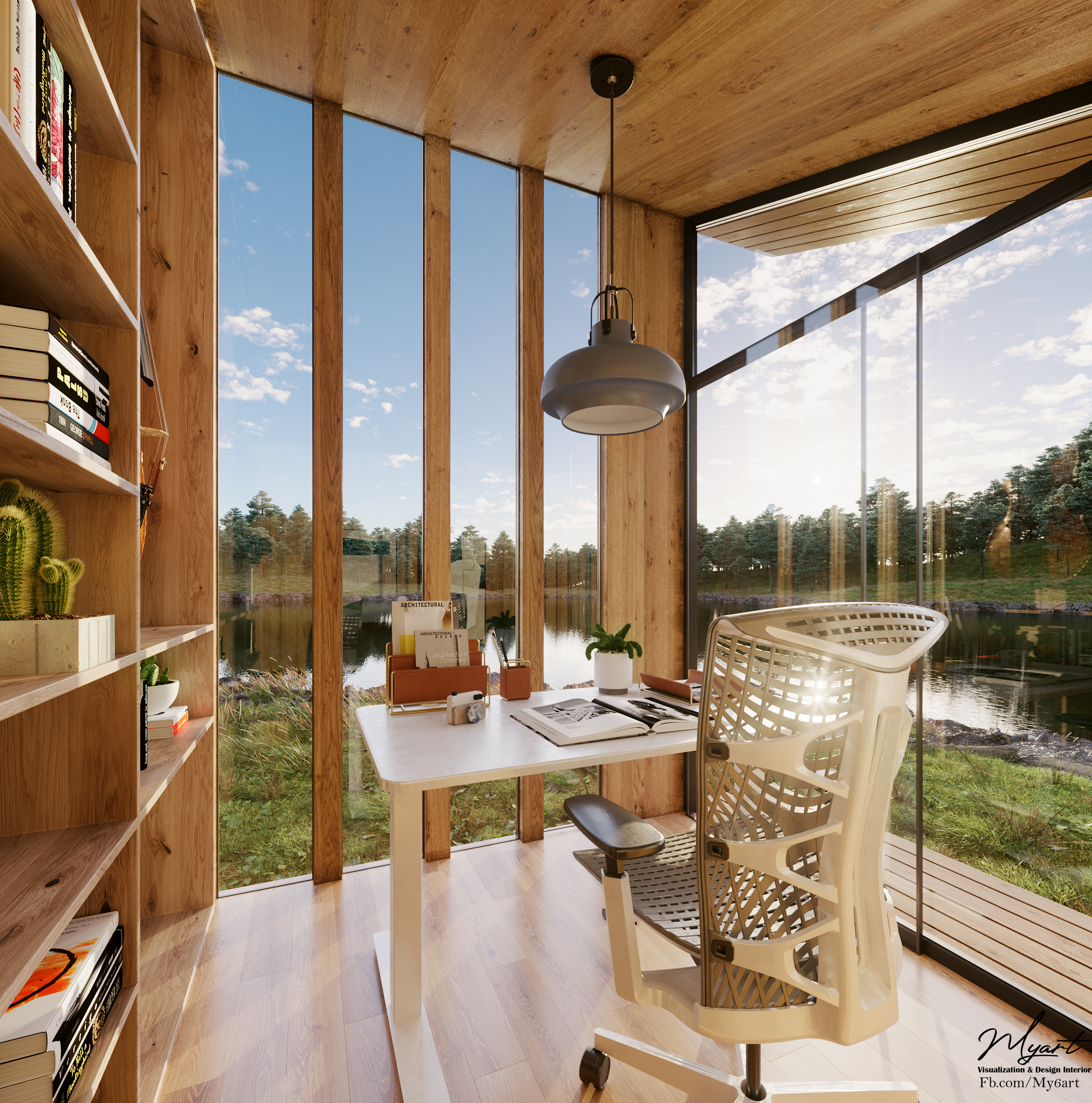 湖边小屋丨3dsmaxFstorm-5