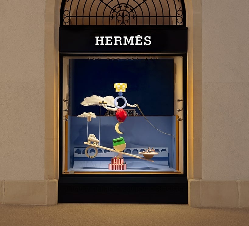 ECAL · Hermès 橱窗展示设计丨瑞士苏黎世丨Charitini Gkritzali-6