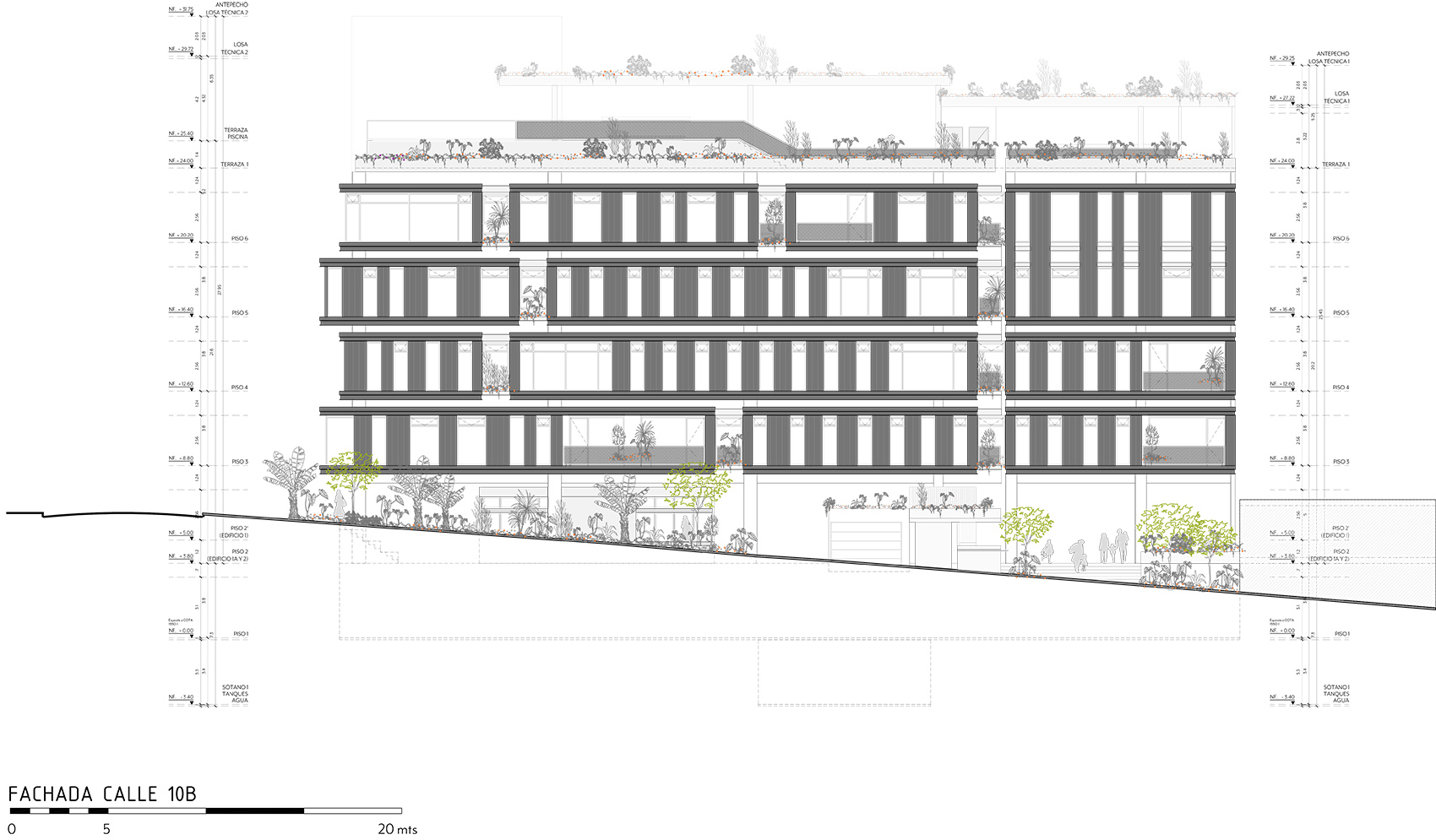 麦德林Click Clack酒店,哥伦比亚 / Plan:B Arquitectos-131