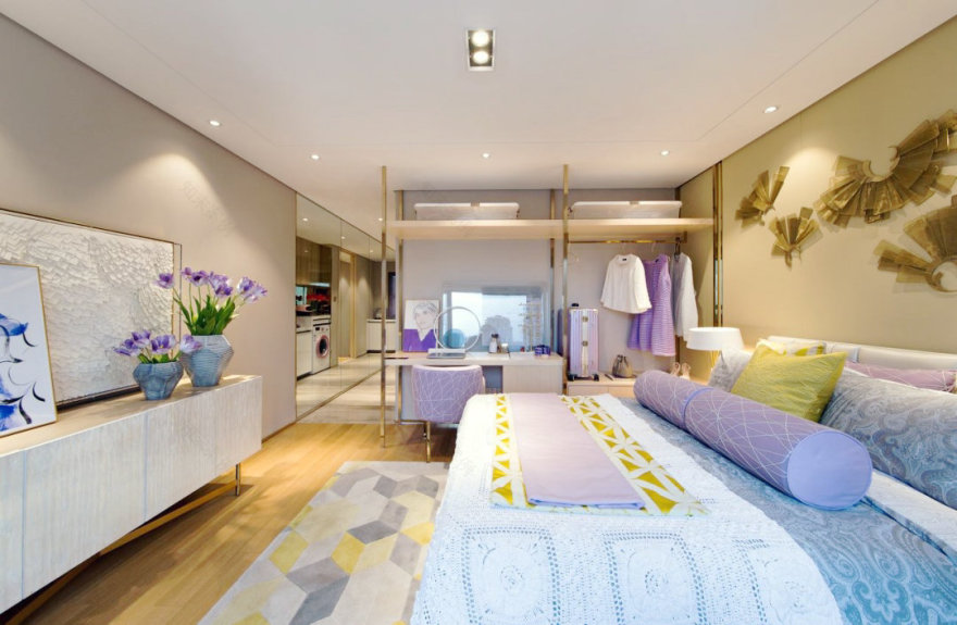 福州滨江国际项目 | 56 平米空间的极致利用与艺术创作-18