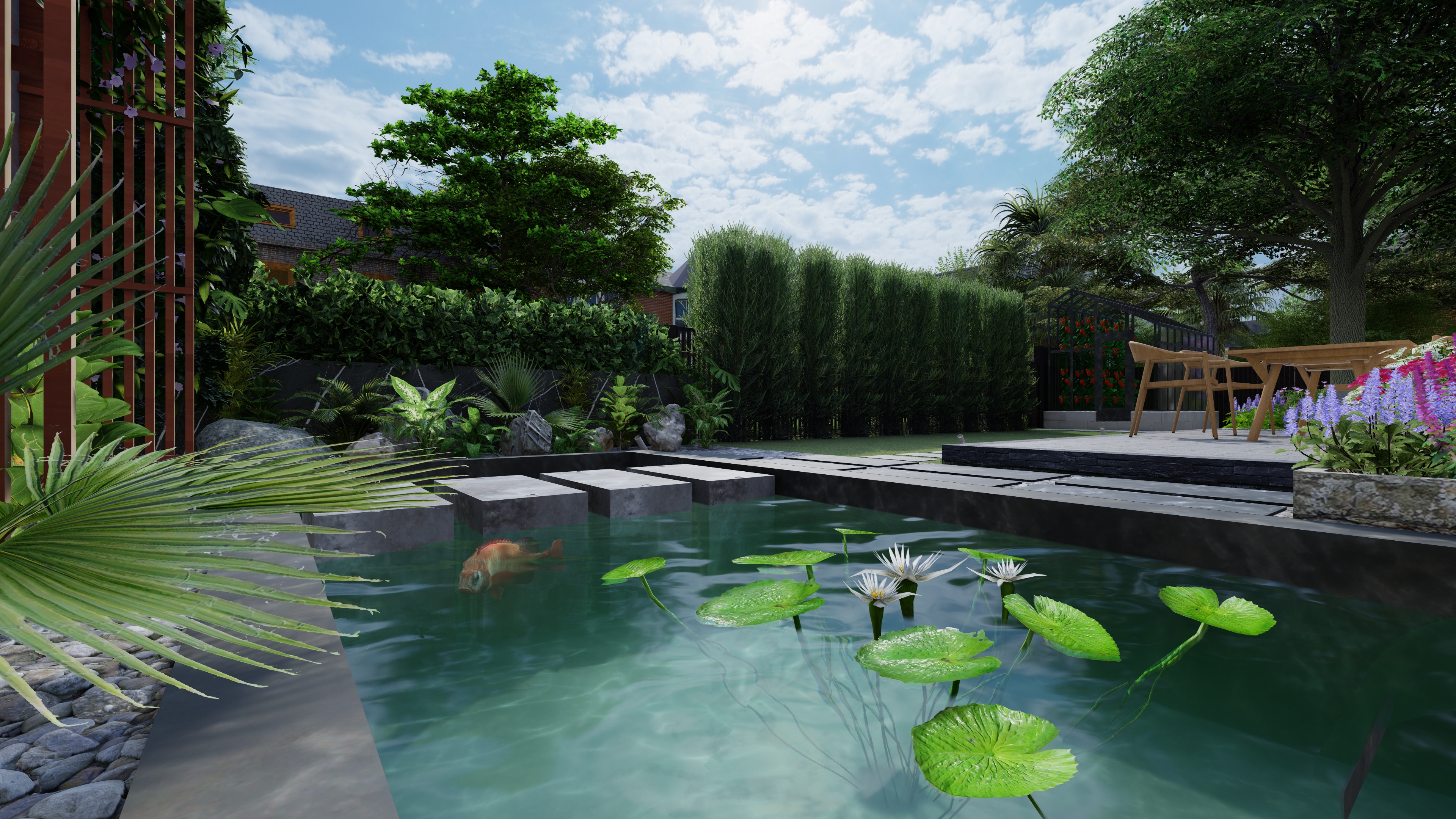 Landscape Design For Backyard In England-3