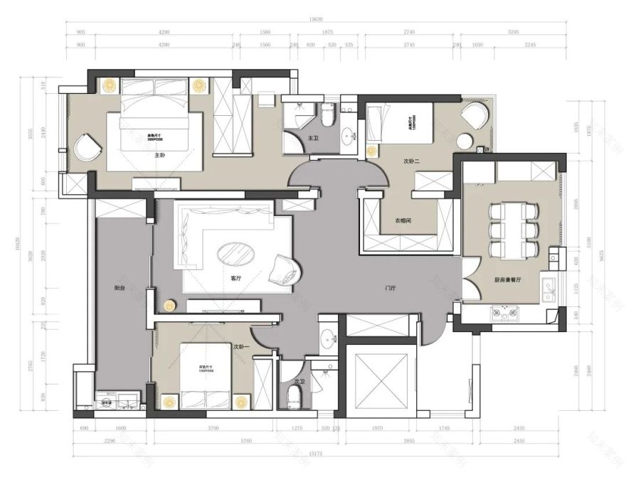 现代法式新贵,君望墅的优雅艺术空间-35