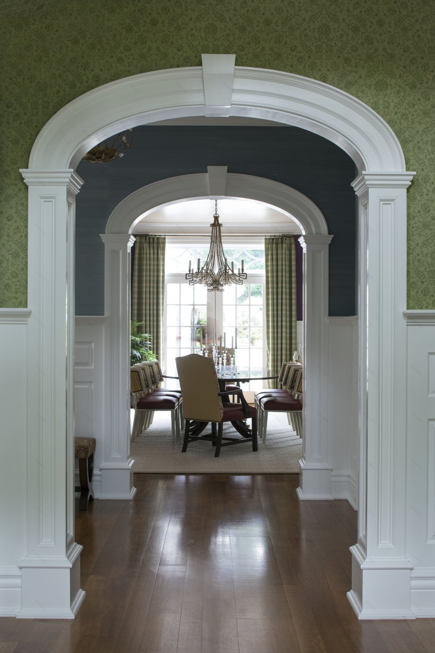 格林威治乔治王时代风格建筑(注:Greenwich是格林威治;Georgian常见指乔治王时代风格的建筑、艺术风格等,这里结合通常搭配逻辑,较合理推测为格林威治的乔治王时代风格建筑,但因缺乏更多语境,该翻译供参考) 丨Kathleen Walsh Interiors(KWI)-58