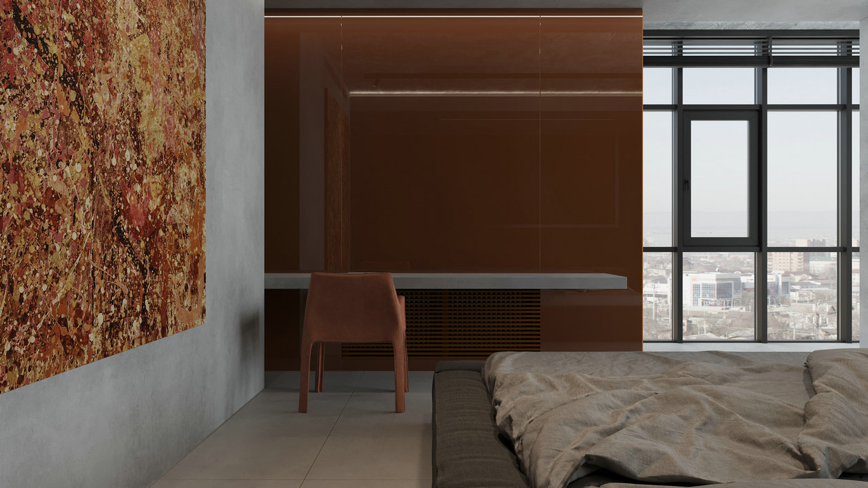 高级黑色系住宅设计-16