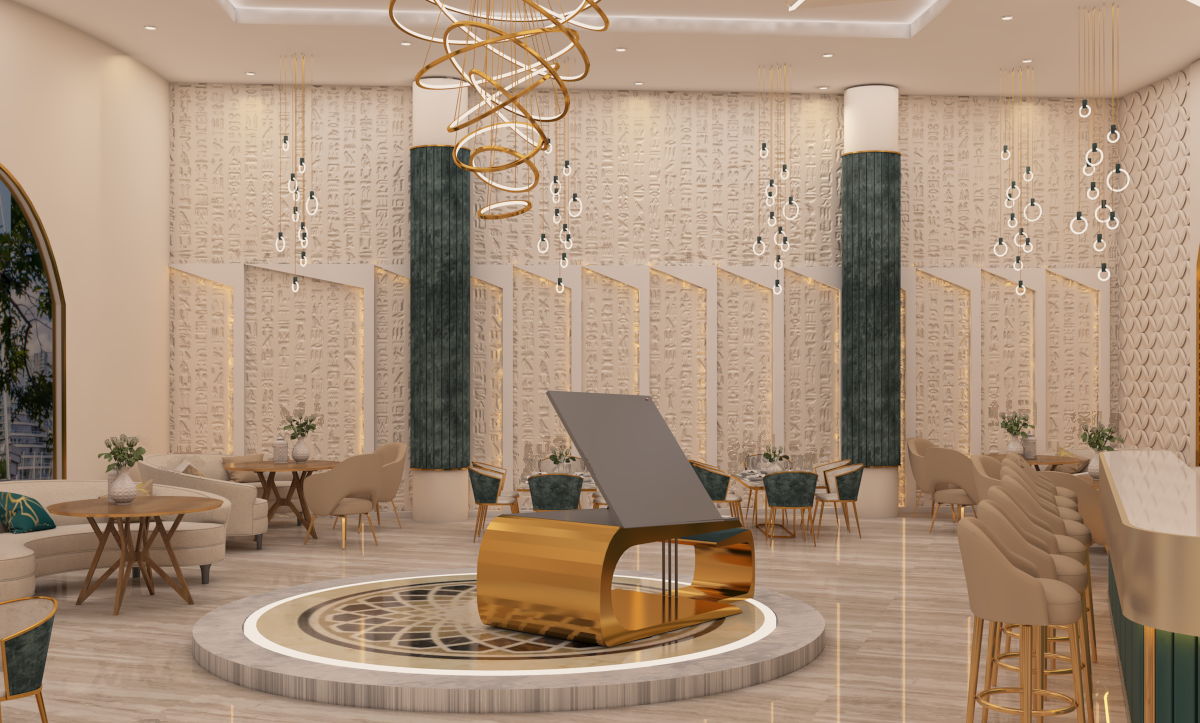pharaonic style hotel restaurant-1