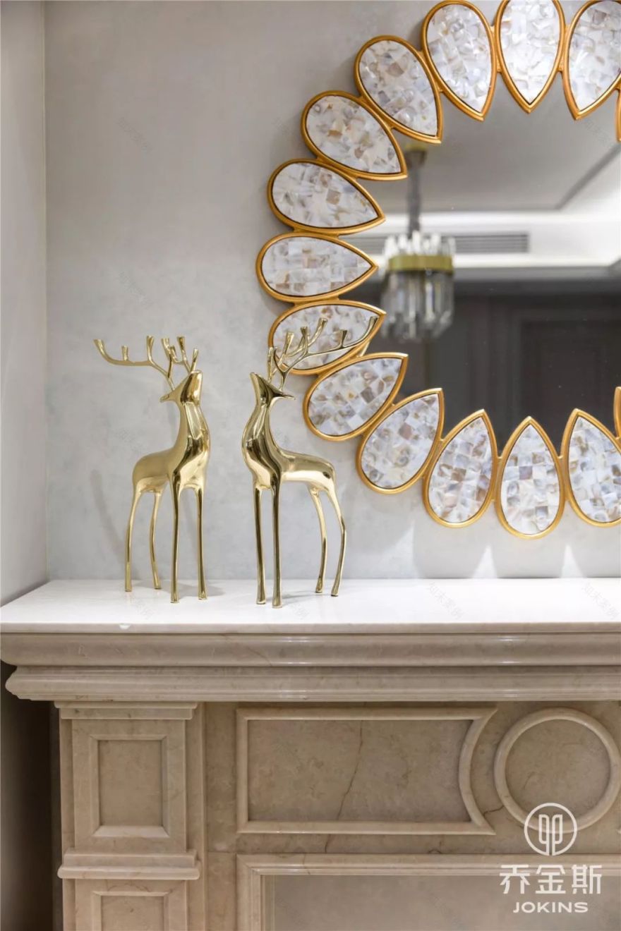 常州九洲新世界花苑美式轻奢套间设计-61