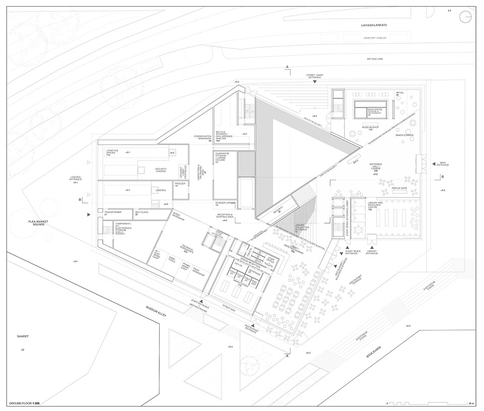 芬兰新建筑与设计博物馆丨芬兰赫尔辛基丨JKMM Architects-65