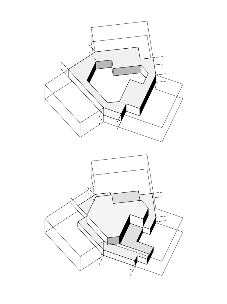 学生和老师的家风车式放射状幼儿园兼小学设计丨戈者设计-19