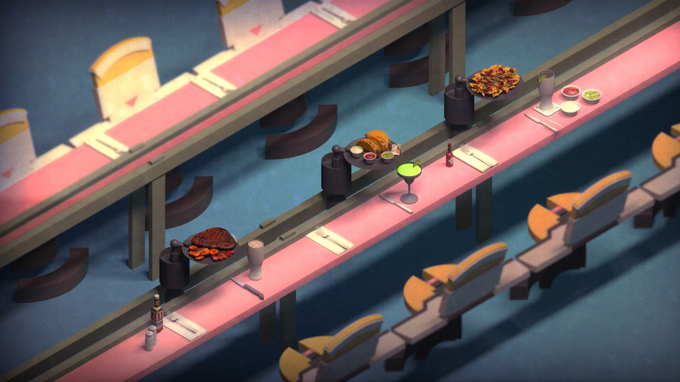 Grace Quah's Bartlett graduation project is a feminist film featuring homes that perform domestic chores-17