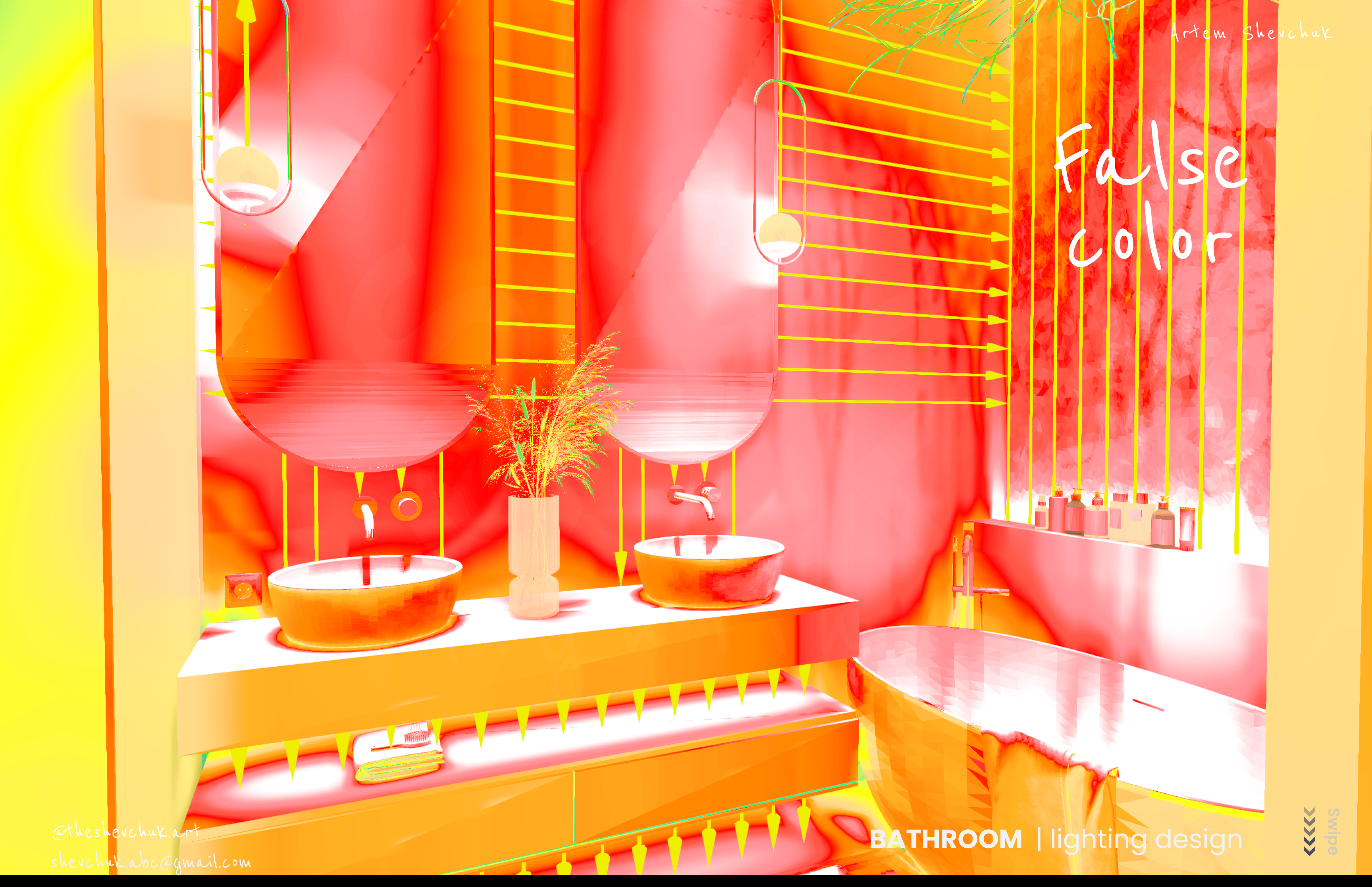 BATHROOM LIGHTING DESIGN | Dialux Evo-12